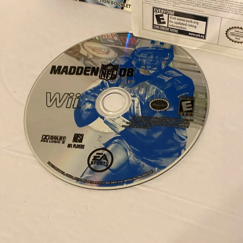 Madden NFL 08 Complete In Box (Nintendo Wii, 2007) Complete Everyone